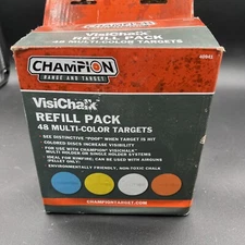 Champion, Visi-Chalk Targets, Multi Color, 48 Count Pack, mfg 40941