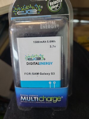 Digital Energy for Samsung Galaxy S3 Desktop Battery & Charger Kit New 230-1930