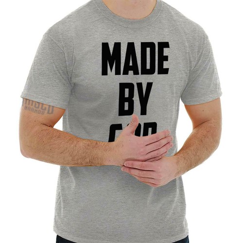 Christian Faith Made By God Jesus Christ Womens or Mens Crewneck T Shirt Tee - Picture 8 of 12