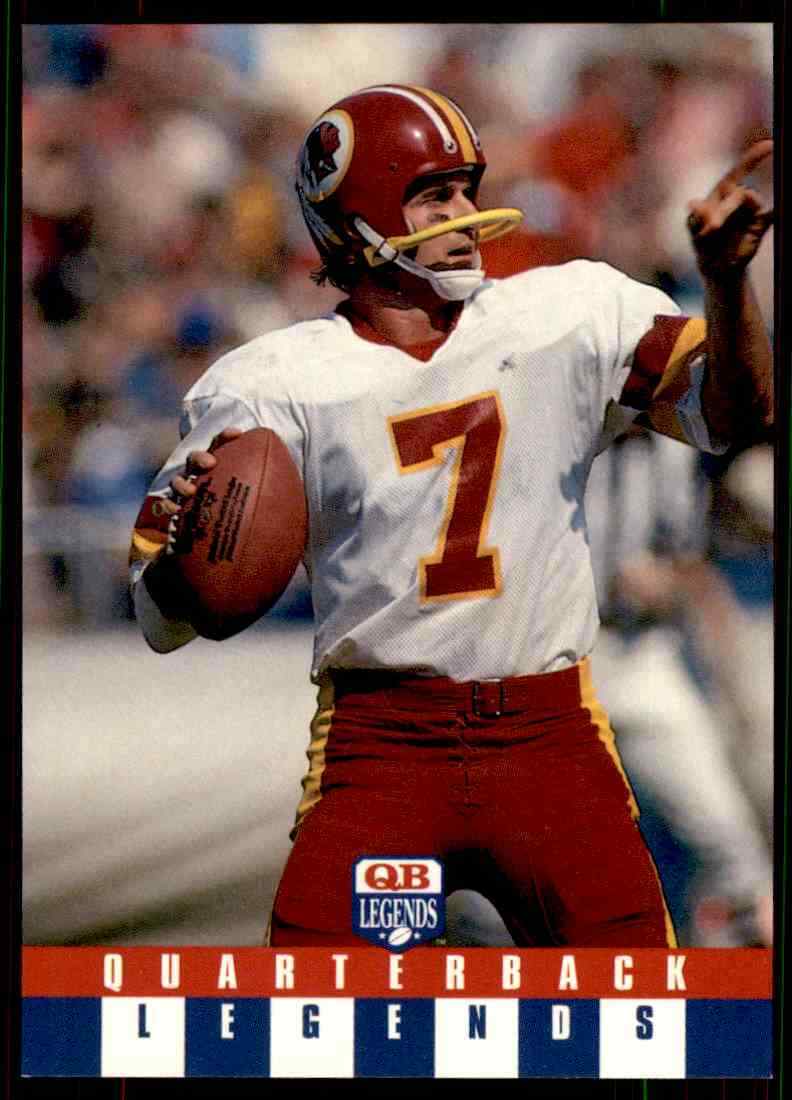 1991 QB Legends #40 Joe Theismann NICE RARE ODD Washington Redskins / Notre Dame