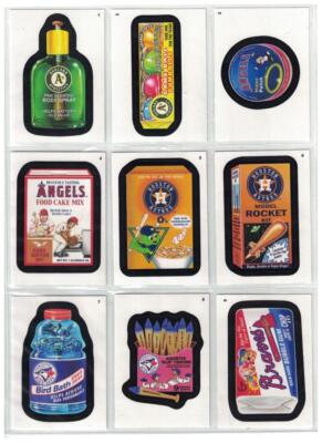 2016 TOPPS WACKY PACKAGES MAJOR LEAGUE BASEBALL COMPLETE SET OF ALL 90 CARDS MLB