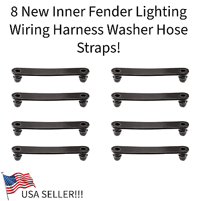 #ad 8 NEW LIGHTING WIRING HARNESS WASHER HOSE STRAPS FITS MOPAR A B C E DODGE ETC $10.00