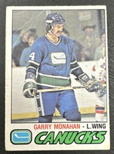 1977-78 O-Pee-Chee OPC Hockey - #341 Garry Monahan - Vancouver Canucks