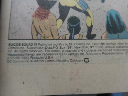 Suicide Squad #13 1988 DC Comics Signed by John Ostrander Near Mint Condition - Picture 9 of 10