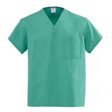 4XL Scrub Tops Medline 610 AngelStat Jade Green Unisex Angelica Coding 4x Shirt