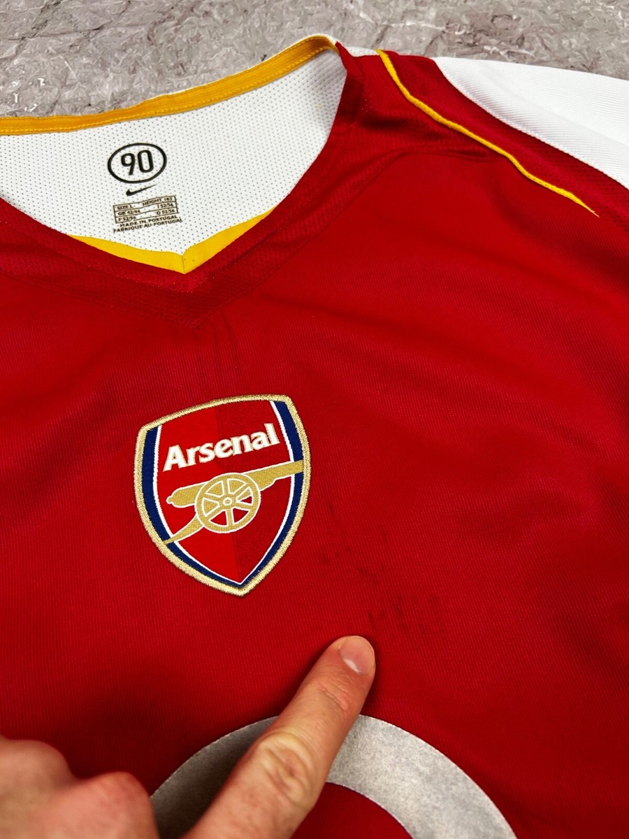 Men's 2005/06 Nike Total 90 Arsenal Henry 14 Vintage Soccer Jersey