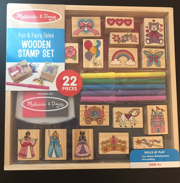 melissa and doug stamp set princess