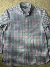 Ralph Lauren Men's Classic Fit Plaid Button Down Shirt Long Sleeve Size L
