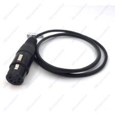 Audio Input Cable for Alexa Mini Camera XLR 5 Pin Female to 00B 5 Pin Male 100cm