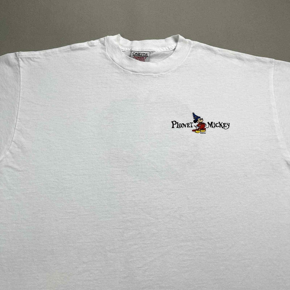 Vintage Walt Disney Imagineering T-Shirt Adult XL White Planet 