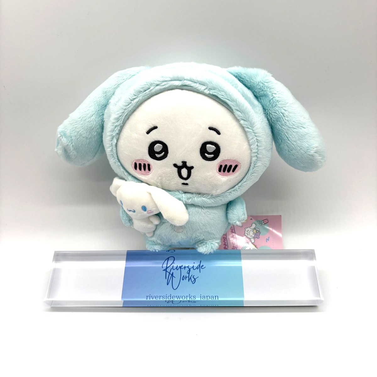 Nagano Friends Chiikawa x Sanrio Cinnamoroll 7in 18cm Chiikawa