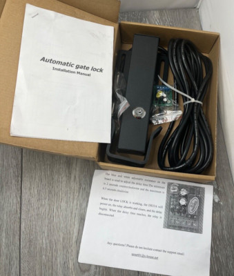 Automatic Electric Gate Lock, Control Board, AC/DC 12-24V for Multi Opener, Keys