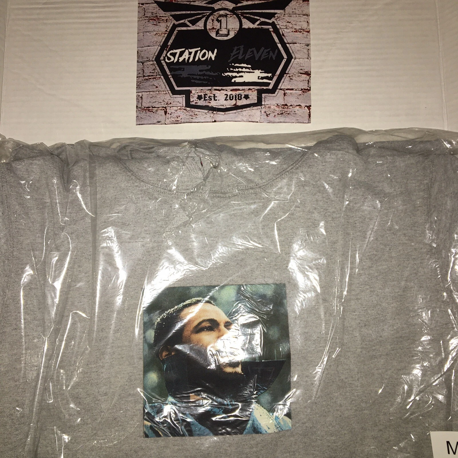 Supreme Marvin Gaye Sweather gris taille Med flambant neuf SS18 100 % authentique