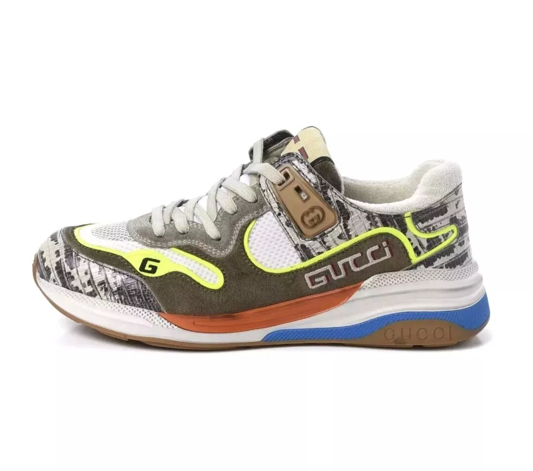 Baskets Gucci homme Ultrapace Rock Tejus imprimées UK 10,5 US 11 11,5 neuves dans leur boîte