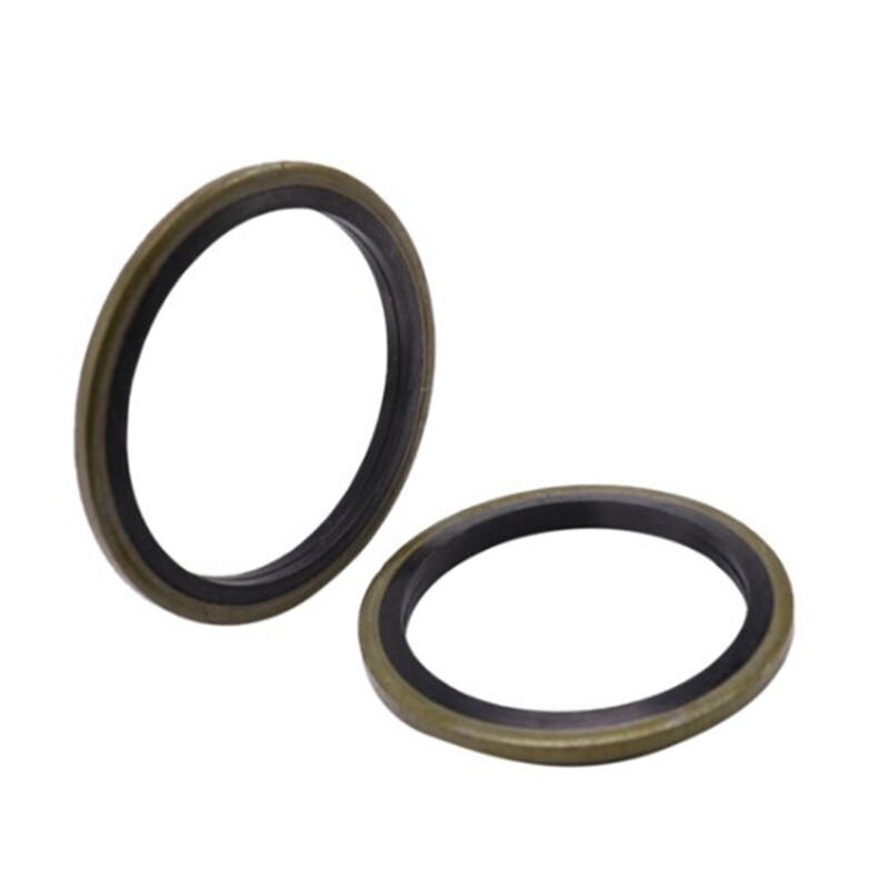 100Pcs Bonded Washer Metal Rubber Oil Plug Gasket Fit Combined Washer6469 4713105035711 eBay