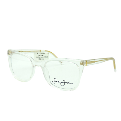 Sean John SJLO 6018 971 Clear Crystal Eyeglass Frames 55 21 140 NWT Sean John SJLO 6018 971 Clear Crystal Eyeglass Frames 55 21  main image 4