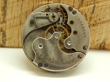 Antique Elgin Pocket watch movement 0s 13j Grade 115 circa 1889