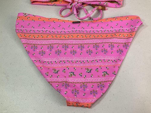 MAAJI Pink & Orange w/Floral Print 2 Piece Bathing Suit. Size Medium. NEW. - Picture 7 of 14