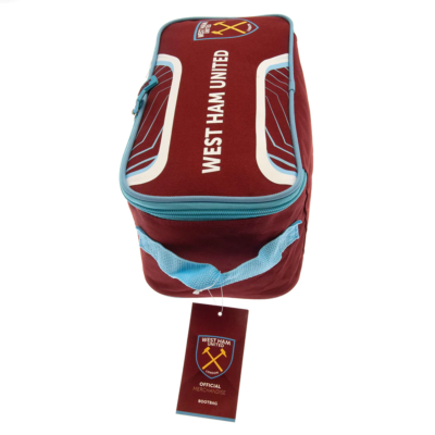 Borsa Boot West Ham United FC Ufficiale - Design Con Stemma Dissolvenza Per Scarpe Da Calcio E Sport - Foto 5