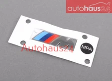 BMW M SPORT CHROME TRI-COLOR FENDER BADGE FACTORY SEALED F15 F16 F22 F26 GENUINE