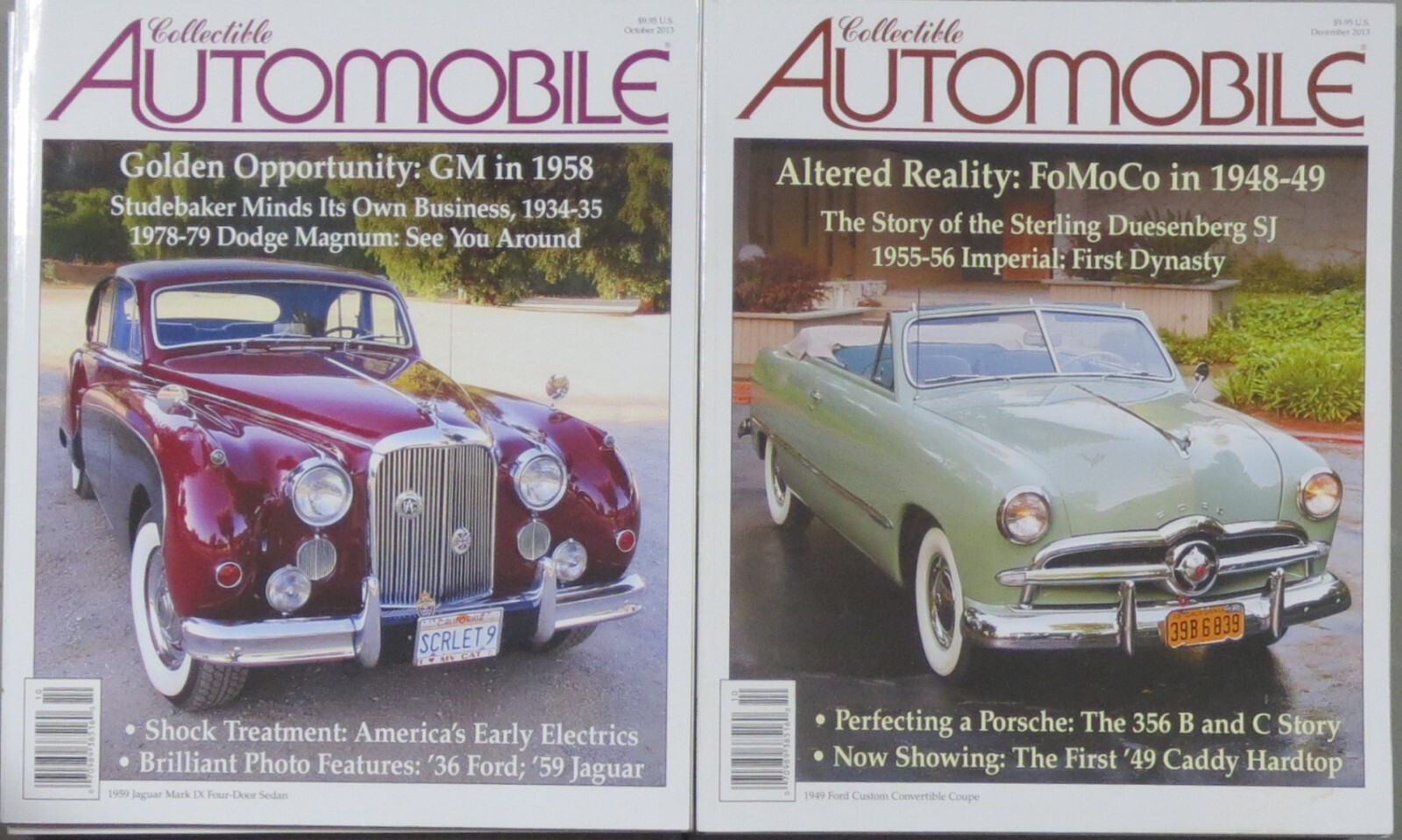 COLLECTIBLE AUTOMOBILE MAGAZINE 2013 6 ISSUES (GREAT CONDITION