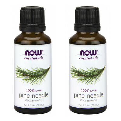 2 x NOW Pine Needle Oil 1 fl oz Aromatherapy