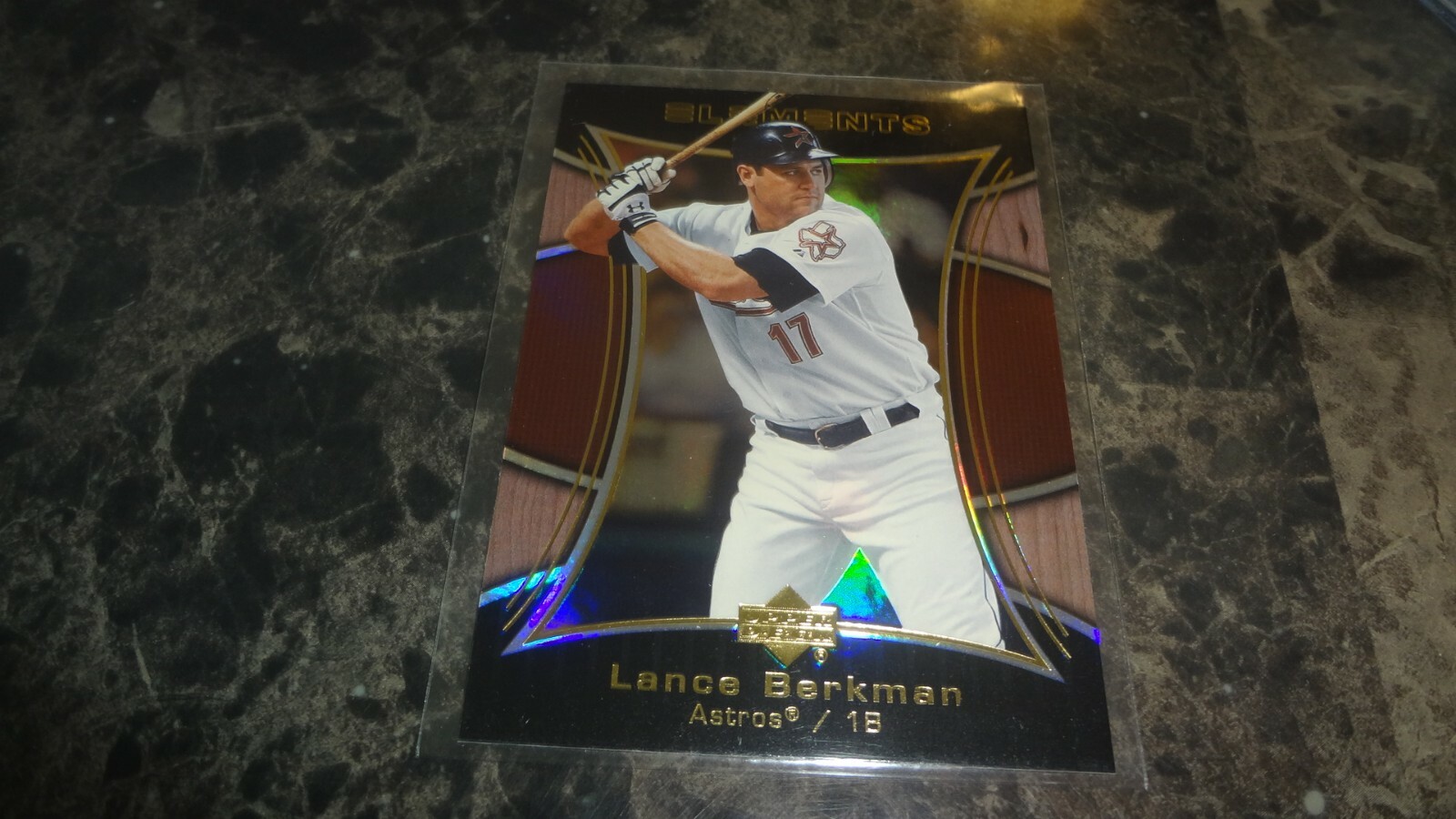 2007 UPPER DECK ELEMENTS #18 LANCE BERKMAN  BASEBALL CARD