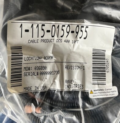 RAVEN ANTI ICE CABLE PRODUCT DCS 400 10FT 1-115-0159-955