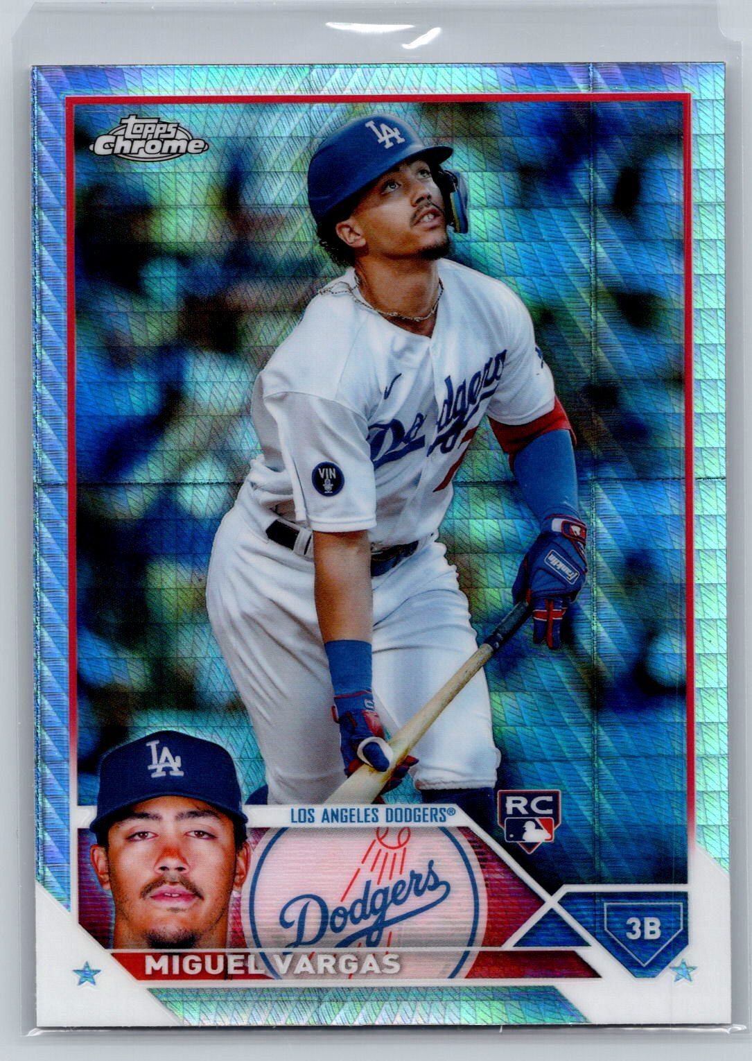 2023 Topps Chrome #161 Miguel Vargas Prism Refractor RC (A)