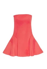 JustFab Strapless Suba Fit and Flare