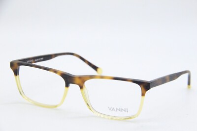 NEW VANNI V3720 A63 MATTE HAVANA BROWN AUTHENTIC EYEGLASSES FRAMES 55-17
