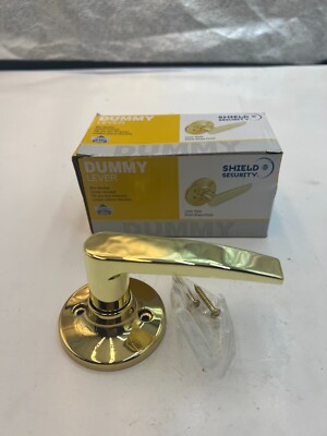 Lot of 5 Shield Security Straight Dummy Lever Satin Nickel 913924