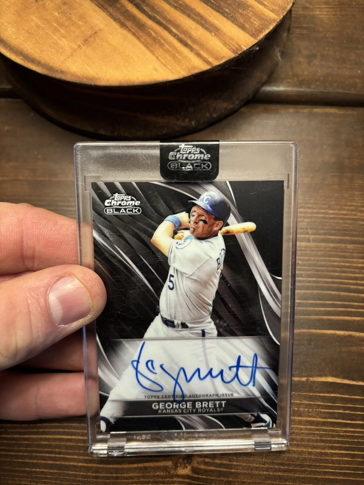 2024 Topps Chrome Black - Autograph CBA-GB George Brett