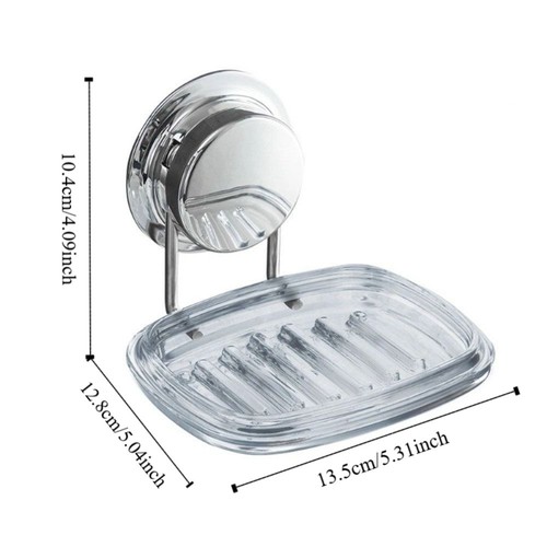 Kein Schlag Seifenschale für die Dusche Saugnapf Seifenablage Badewanne - Bild 2 von 12