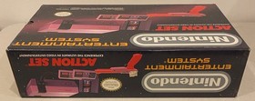 1989 NINTENDO NES ACTION SET CONSOLE SUPER MARIO DUCK HUNT RED ZAPPER CIB TESTED