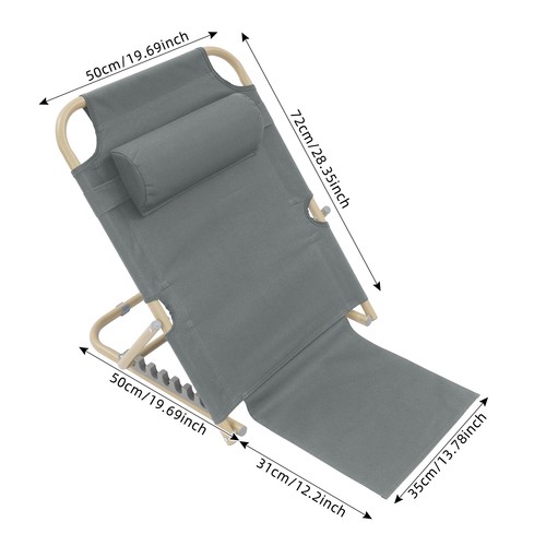 Lifting Bed Backrest, Portable Folding Adjustable Sit up Back Rest, Multifunctio - 第 2/9 張圖片