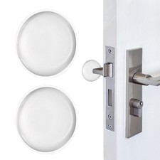 2Pcs 3.1" Door Stoppers for Wall Protector Silicone Door Knob Bumpers Clear