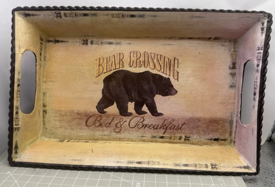 Bear Crossing Bed & Breakfast Decorative Rectangle Serving Tray - Image 2 of 4