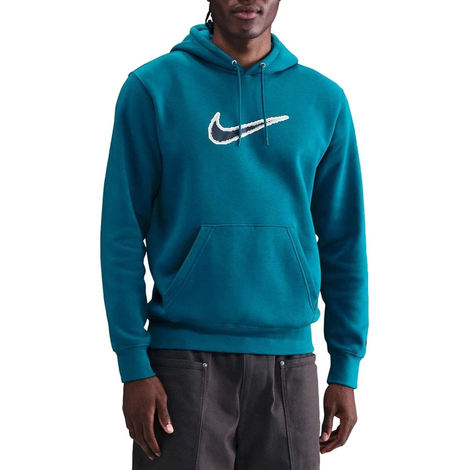 Nike Sweat à Capuche pour Homme Club Bb Vert - Photo 1/4