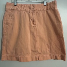 Vineyard Vines By Shep Ian Skirt Women's Size 8 Peach w/Pockets Cotton