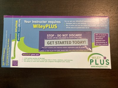 Wiley plus access code