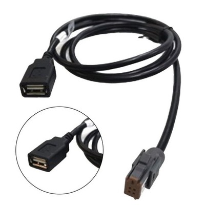Verbinderkabel USB Adapter Kabel Audioeingang schwarz Ersatz 100cm Länge