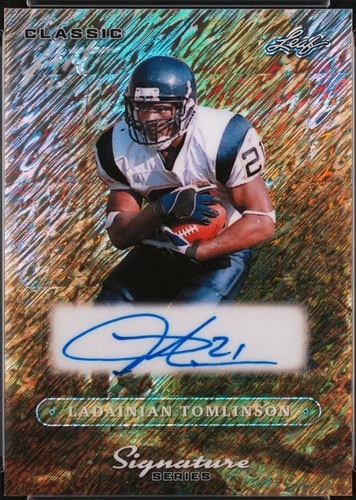 2025 Leaf Signature Series LaDainian Tomlinson 1/1 Sunrise Auto