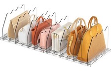 Ronlap Clear Purse Storage Organizer 2 Pack Closet Bag Divider Rack Shelf