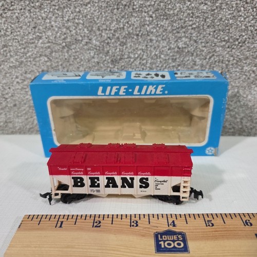 HO Life Like 8427 Campbell Soup 1982 Tren Frijoles Cubierta Tolva Coche Campbell EE. UU. | Zustand: Used