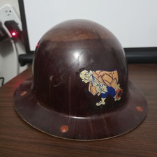 Vintage MSA Skullgard Fiberglass Hard Hat Type K