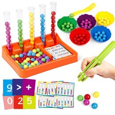 Counting and Color Sorting Toys for Toddlers,Math Manipulatives Match Games E...