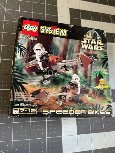Lego 7128 Star WArs Speeder Bikes - Brand New Sealed - Box Aged/Creases