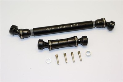 GPM TRAXXAS 1/10 E-Revo Alt & 2.0 Aluminium Antriebswelle v/h schwarz / GPMER037