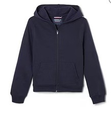 French Toast Big Kid Boys Hooded Fleece Long Sleeve Sweatshirt In Navy Size L